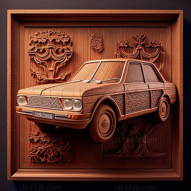 3D модель Peugeot 604 (STL)